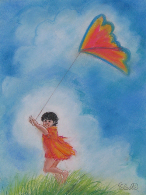 Child With a Kite